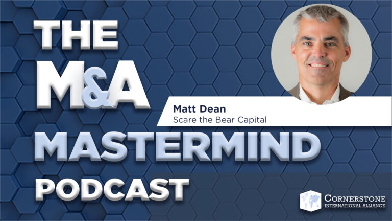 Episode 85 – Matt Dean – It’s Not All About the Money